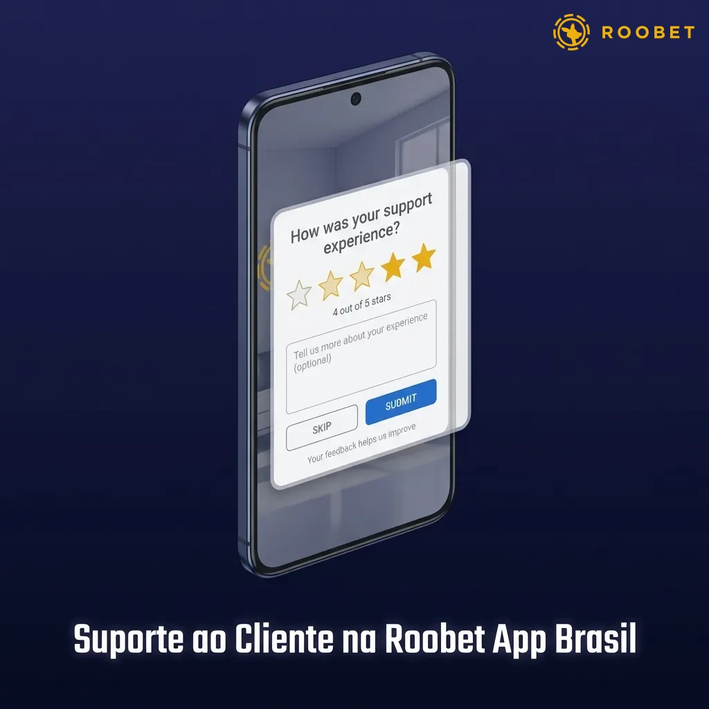 Suporte ao cliente 24/7 da Roobet App Brasil com chat ao vivo, e-mail e central de ajuda em português