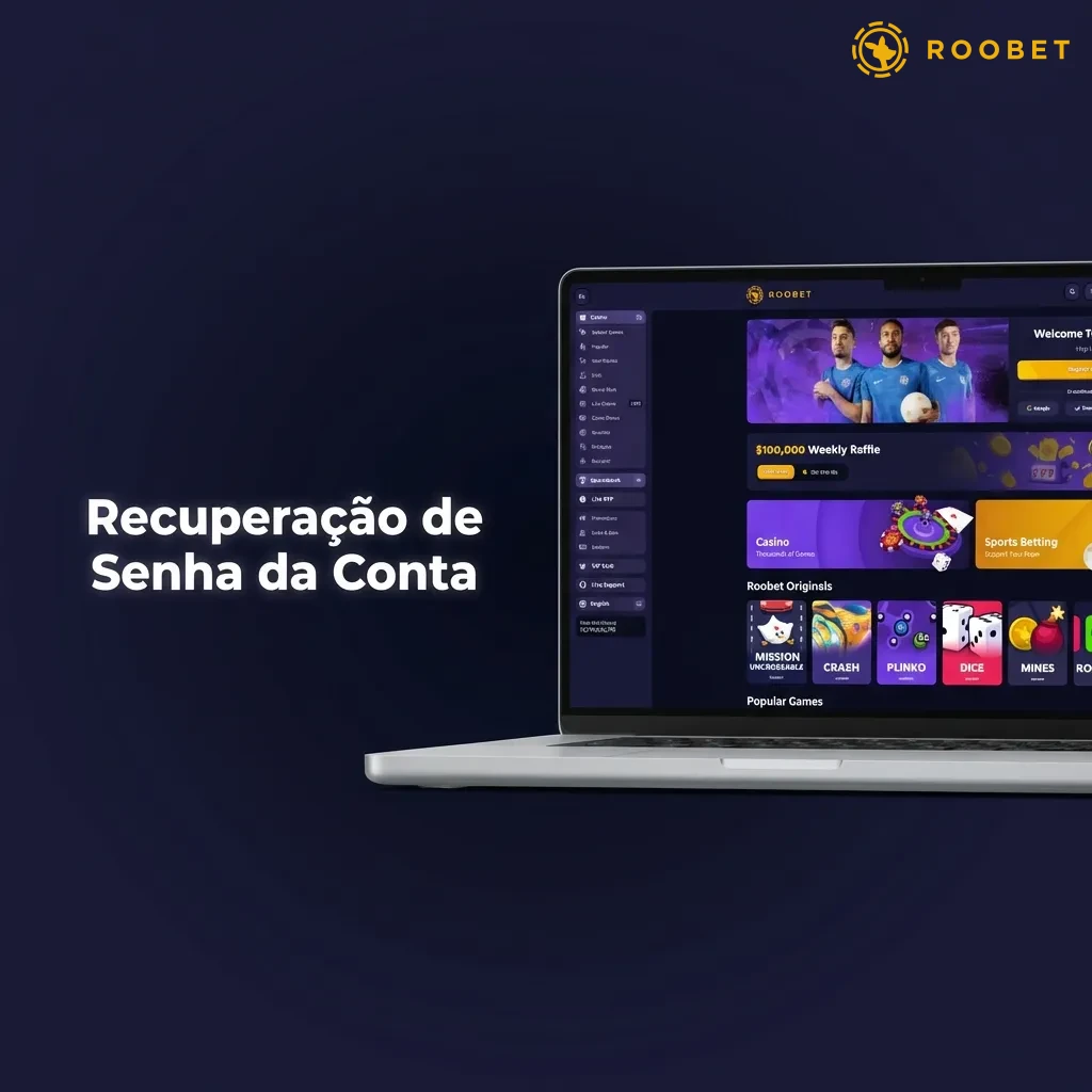 Tela de recuperação de senha mostrando campo de e-mail e botão para redefinir acesso à conta