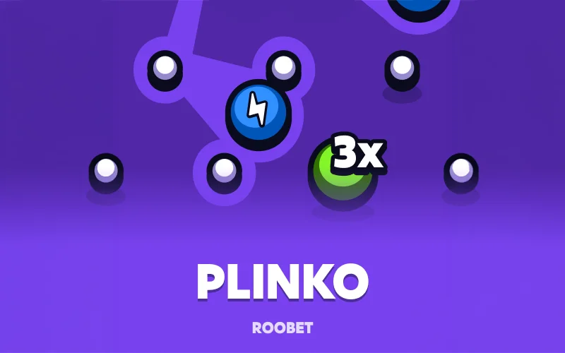 O Plinko do cassino Roobet é um jogo exclusivo com um alto índice de RTP.
